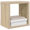 vidaXL &Eacute;tag&egrave;res cube murales 4 pcs Ch&ecirc;ne sonoma 22x15x22 cm