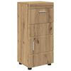 vidaXL Ensemble de mobilier de salle de bain TULUM Ch&ecirc;ne artisanal