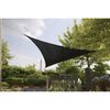 Bo-Camp Toile d'ombrage Triangulaire Anthracite 3,6x3,6x3,6 m 4471441