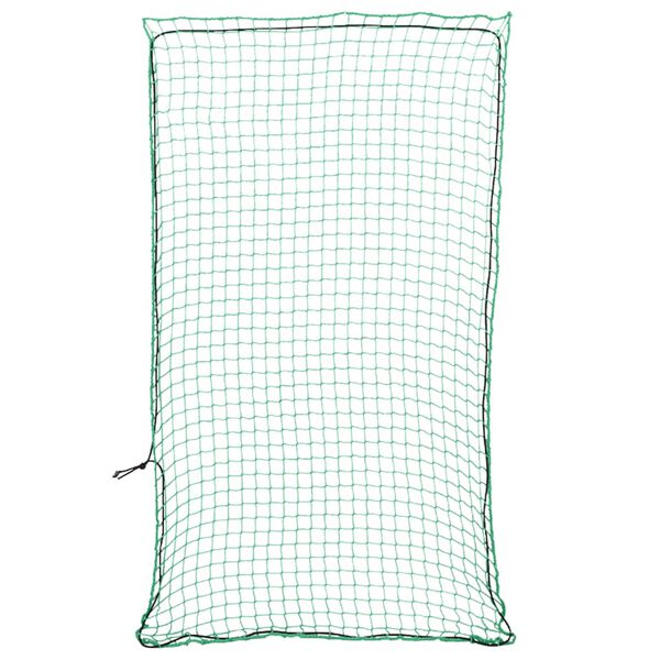vidaXL Filet pour remorque avec corde &eacute;lastique vert 2,5x1,5 m PP