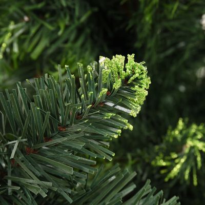 vidaXL Sapin de Noël artificiel avec pommes de pin Vert 210 cm