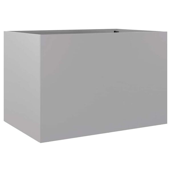vidaXL Jardini&egrave;re argent&eacute; 62x47x46 cm acier galvanis&eacute;