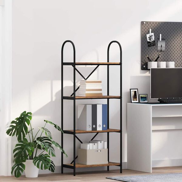 vidaXL &Eacute;tag&egrave;re Bois ancien 60 x 30 x 146 cm Bois d'ing&eacute;nierie