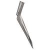 vidaXL T&ecirc;te de pelle 4 pcs Argent 43 x 32,5 cm Aluminium
