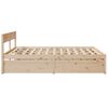 vidaXL Cadre de lit sans matelas 200x200 cm bois massif de pin