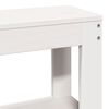 vidaXL Cadre de lit sans matelas blanc 160x200 cm bois de pin massif