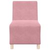 vidaXL Unit&eacute; de Sofa Modulaire Sans Accoudoirs 3 pcs Rose