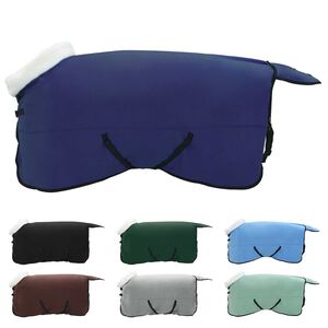 vidaXL Couverture &Eacute;quine Bleu marine 155 cm Fleece polaire
