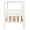 vidaXL Lit pour chien Blanc 95,5x73,5x90 cm Bois de pin solide