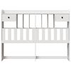 vidaXL T&ecirc;te de lit avec rangement blanc 150 cm bois massif de pin