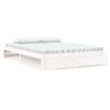 vidaXL Cadre de lit sans matelas blanc bois massif 160x200 cm