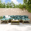 vidaXL Salon de jardin 7 pcs bois de pin impr&eacute;gn&eacute;
