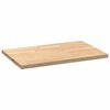 vidaXL Plan de travail de cuisine bois de ch&ecirc;ne massif rectangulaire
