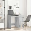 vidaXL Bureau sonoma gris 86x49x76 cm bois d'ing&eacute;nierie