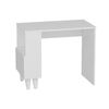 Homemania Bureau d'ordinateur Paris 90x50x75 cm Blanc
