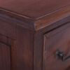 vidaXL Commode Marron classique Bois d'acajou massif
