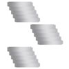 vidaXL Cl&ocirc;ture de pelouse 15 pcs Acier galvanis&eacute; 100x20 cm