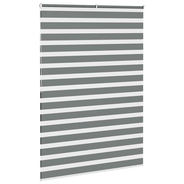 vidaXL Store z&egrave;bre gris fonc&eacute; largeur du tissu 155,9 cm polyester