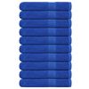 vidaXL Serviettes FROGN 10 pcs bleu 100x200 cm 360 g/m&sup2;