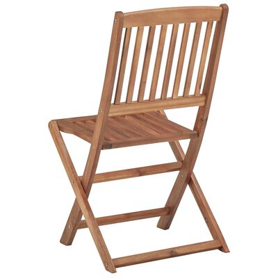 vidaXL Chaises pliables de jardin lot de 6 avec coussins Bois d'acacia