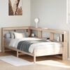 vidaXL Lit biblioth&egrave;que sans matelas 100x200 cm bois massif de pin