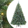 vidaXL Sapin de No&euml;l artificiel avec 300 LED Vert 240 cm PE et PVC