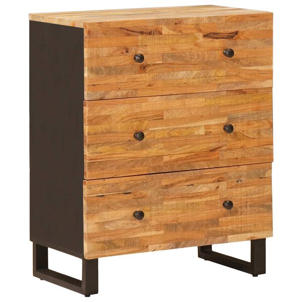 vidaXL Buffet Marron Bois de mangue massif