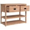 vidaXL Armoire de salle de bain 90x45x75 cm Bois de teck solide