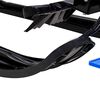 vidaXL Tra&icirc;neau Noir et bleu