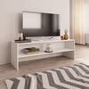 vidaXL Meuble TV Blanc 120x40x40 cm Bois d'ingénierie