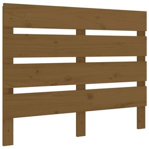 vidaXL T&ecirc;te de lit Marron miel 100x3x80 cm Bois massif de pin