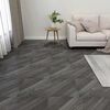 vidaXL Planches de sol 55 pcs Gris 5,11 m&sup2; PVC