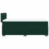 vidaXL Sommier &agrave; lattes de lit avec matelas Vert fonc&eacute; 90x200 cm