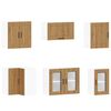 vidaXL Ensemble d'armoires de cuisine 11 pcs Kalmar bois d'ing&eacute;nierie