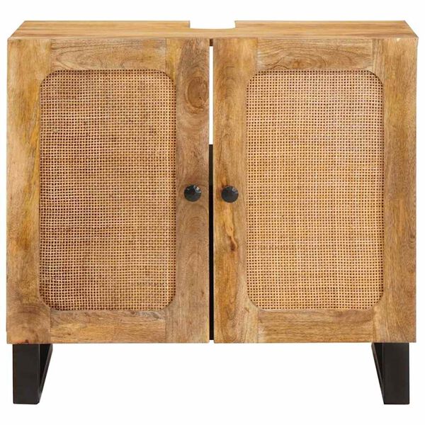 vidaXL Meuble sous Lavabo de Salle de Bain Marron 62 x 33 x 58 cm