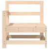 vidaXL Canap&eacute; d'angle de jardin bois de pin massif