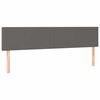 vidaXL Cadre de lit sans matelas gris 120x190 cm similicuir