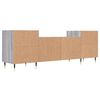 vidaXL Meuble TV Sonoma gris 160x35x55 cm Bois d'ing&eacute;nierie