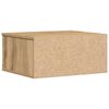 vidaXL Support d'imprimante Ch&ecirc;ne artisanal 49 x 40 x 22,5 cm