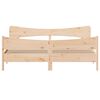 vidaXL Cadre de lit sans matelas 180x200 cm bois massif de pin