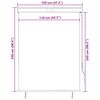 vidaXL Store roulant d'ext&eacute;rieur 120x250 cm Jaune et bleu