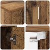 vidaXL Ensemble meuble TV 4 pcs Bois Ancien Bois d'ing&eacute;nierie