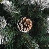 vidaXL Sapin de No&euml;l artificiel Vert 180 cm PVC, plastique et acier