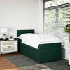 vidaXL Sommier &agrave; lattes de lit et matelas Vert fonc&eacute; 80x200 cm Velours