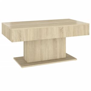 vidaXL Table basse ch&ecirc;ne sonoma 96x50x45 cm bois d'ing&eacute;nierie