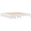 vidaXL Cadre de lit sans matelas blanc 180x200 cm bois massif de pin