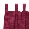 vidaXL Rideaux en velours 2 pcs Bordeaux 140 x 140 cm Velours