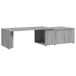 vidaXL Table basse Sonoma gris 150x50x35 cm Bois d'ing&eacute;nierie