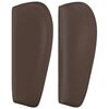 vidaXL T&ecirc;te de lit avec oreilles Marron 83x23x78/88 cm Similicuir