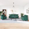 vidaXL Ensemble de canap&eacute;s 3 pcs avec coussins et traversins velours